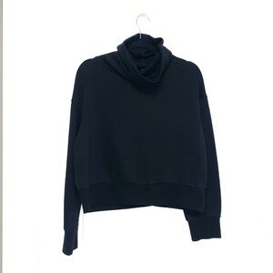 ZARA Black Turtleneck Cropped Sweater M